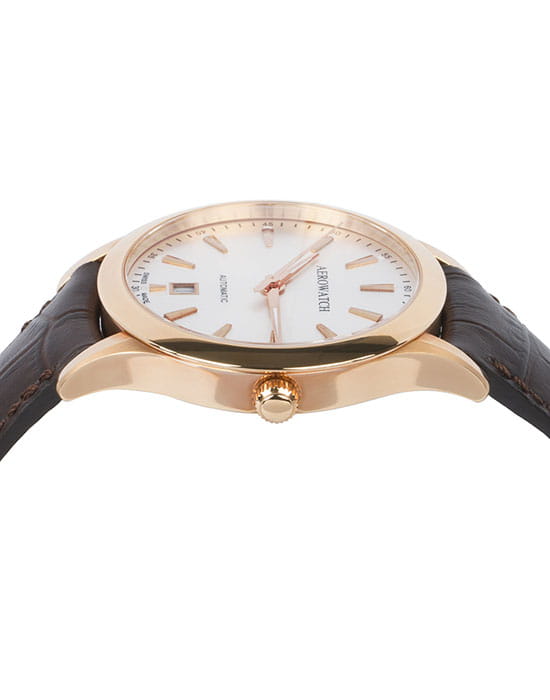 Aerowatch Aerowatch Les Grandes Classiques 60947 RO02,  швейцария мужские часы на браслете кожаный боковой вид